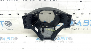 Black rear steering wheel cover for Toyota Rav4 2016-2018
