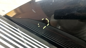 Naked hood of Toyota Rav4 13-18 metal, black 209, nicks, scratches, glue