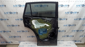 Rear left door assembly for Toyota Rav4 13-18, black 209, painted 0.15-0.2, butt on molding