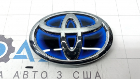 Toyota Camry v55 15-17 usa LE hybrid grille emblem broken guide