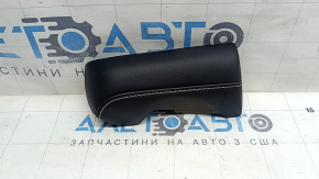 Left lower front panel trim for Toyota Rav4 16-18, black leather