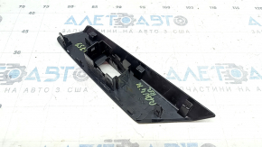 Rear right window lift control trim for Toyota Rav4 16-18, black, worn