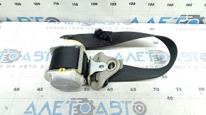 Rear left seat belt for Toyota Rav4 16-18, black with gray fastening, hybrid, dry-cleanable
