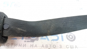 Rear left seat belt for Toyota Rav4 16-18, black with gray fastening, hybrid, dry-cleanable
