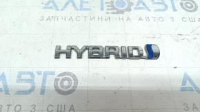 Emblem inscription "hybrid" trunk door Toyota Rav4 13-18 hybrid