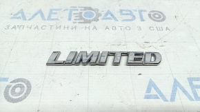 The "Limited" emblem on the tailgate of a 1920 Toyota Rav4