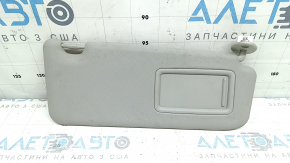 Right visor for Toyota Rav4 16-18, gray, without hook, dry-cleanable