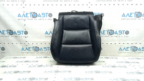 Toyota Rav4 16-18 passenger seat cushion trim, black leather, Limited, heated, wrinkled