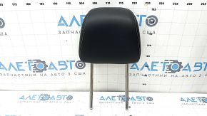 Jeep Grand Cherokee WL 21-26 passenger seat headrest, black leather with gray stitching