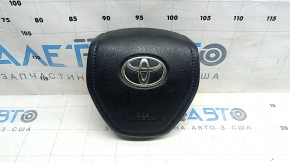 Black steering wheel airbag for the driver's side of the Toyota Rav4 16-18