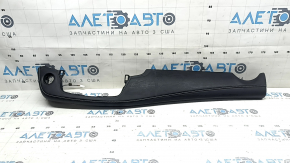 Right lower front panel trim for Toyota Rav4 16-18, black leather, with Start-Stop