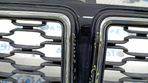 Jeep Grand Cherokee WL 21-26 Type 2 radiator grille assembly, gloss black, chrome, scratches, molding coming off