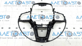 Jeep Grand Cherokee WL 22-26 steering wheel cover in wood with gray