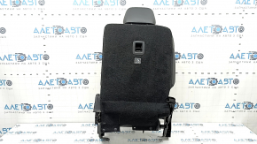 Right rear seat backrest, 2nd row, Jeep Grand Cherokee WL 22-26, black leather, gray stitching, heated