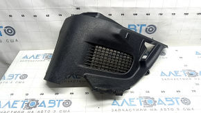 Rear left floor panel for Toyota Rav4 16-18 hybrid, black, scratches