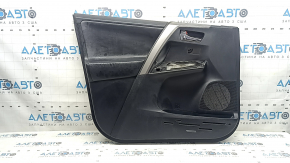 Front left door trim card Toyota Rav4 16-18 black leather with memory