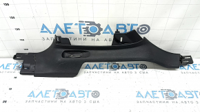 Lower left center pillar trim for Jeep Grand Cherokee WL 21-26, lower part, black, worn, broken mount