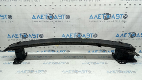 The front bumper reinforcement for a Toyota Rav4 16-18 is rusty and dented.