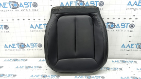 Jeep Grand Cherokee WL 21-26 driver's seat cushion upholstery, black leather, gray stitching, heated, cleanable