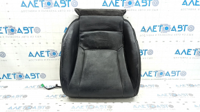 Honda Accord 23-26 passenger seat cushion upholstery, black, perforated, heated leather
