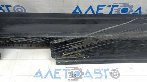 Right side sill for Honda Accord 23-26 with seal, gloss black, scratches, broken mount