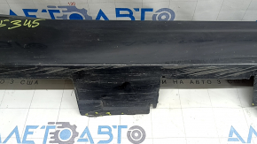 Right side sill for Honda Accord 23-26 with seal, gloss black, scratches, broken mount