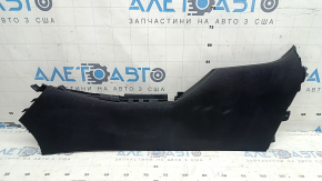 Left side center console trim for Honda Accord 2013-2017, black, scratches, worn