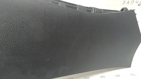 Honda Accord 13-17 center console trim, right side, black, scratches, worn