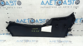 Honda Accord 13-17 center console trim, right side, black, scratches, worn