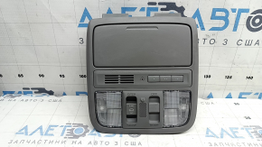 Front headlight assembly for a 1993 Honda Accord, gray, sunroof-style, with Homelink, scratches