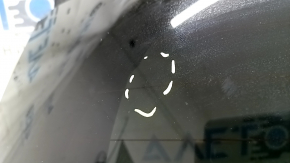 The bare trunk door of a Toyota Rav4 16-18 with electrics and a camera