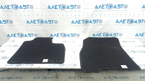 Set of fabric floor mats for Honda Accord 23-black, dry-cleanable
