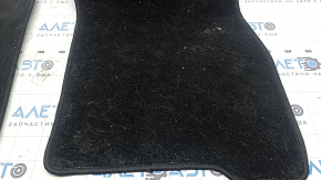 Set of fabric floor mats for Honda Accord 23-black, dry-cleanable