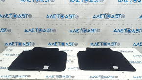 Set of fabric floor mats for Honda Accord 23-black, dry-cleanable