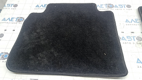 Set of fabric floor mats for Honda Accord 23-black, dry-cleanable