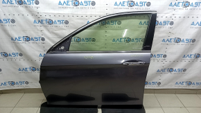 Honda Accord 13-17 keyless front left door assembly, graphite NH-797M, butt