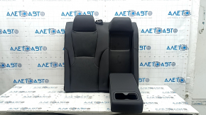 Right rear seat back for Honda Accord 23-26, black leather, perforated, with armrest, heated, wrinkled