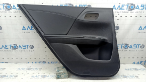 Rear left door panel for Honda Accord 2013-2017, black leather, black leather armrest, scratches