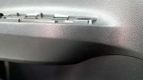 Rear left door panel for Honda Accord 2013-2017, black leather, black leather armrest, scratches