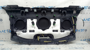 Rear shelf for a 1996 Honda Accord hybrid, black, with a subwoofer, brake light, scratches