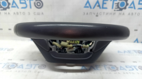 Naked steering wheel for a Honda Accord 17, leather, black, with rear trim, scratches, nicks