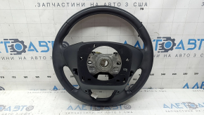 Naked steering wheel for a Honda Accord 17, leather, black, with rear trim, scratches, nicks