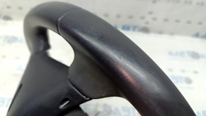 Naked steering wheel for a Honda Accord 17, leather, black, with rear trim, scratches, nicks