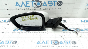 Left side mirror assembly for Honda Accord 23-6, 6-pin, turn signal, heated, white