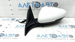 Left side mirror assembly for Honda Accord 23-6, 6-pin, turn signal, heated, white