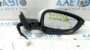 Right side mirror assembly Honda Accord 23-6 pin, turn signal, heated, white, dented