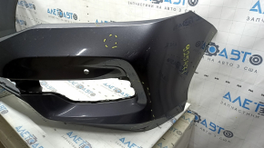 Bare front bumper for a 2016-2017 Honda Accord, graphite