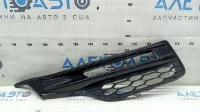 Honda Accord 16-17 hybrid front bumper left side grille under fog lights, with gloss black trim, bumpers, sand