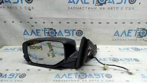Left side mirror assembly Honda Accord 14-17, 6 pins, turn signal, graphite NH797M, polished