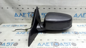 Left side mirror assembly Honda Accord 14-17, 6 pins, turn signal, graphite NH797M, polished